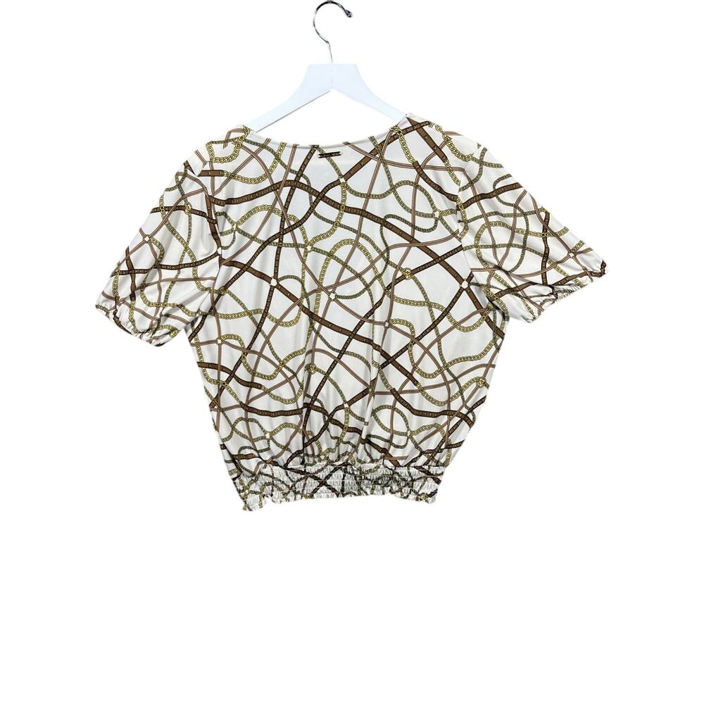WOMEN'S MICHAEL‎ KORS ELASTIC WAIST CHAIN LINK TOP SIZE XL MSRP $88.00 - Picture 7 of 9